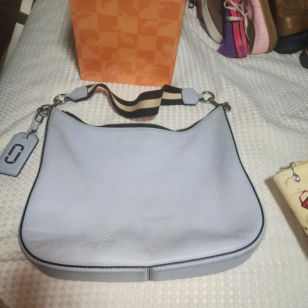 MARC JACOBS EUC JACOBS GIRGAM LEATHER HOBO BAG